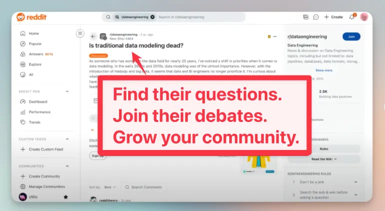 How to find customer questions on Reddit – and answer them at scale hero image